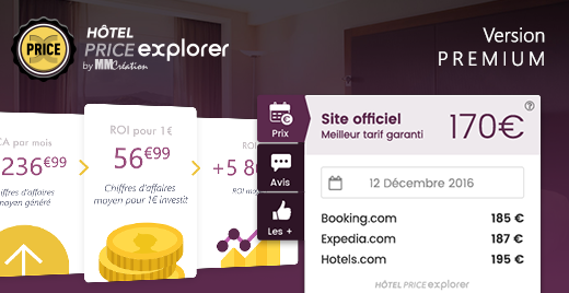 Infographie Hôtel Price Explorer
